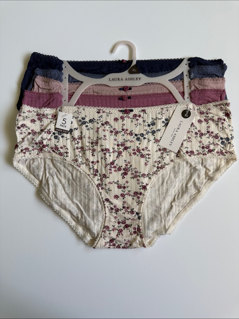 LAURA ASHLEY SUPER SOFT PANTIES SZ XL NEW!